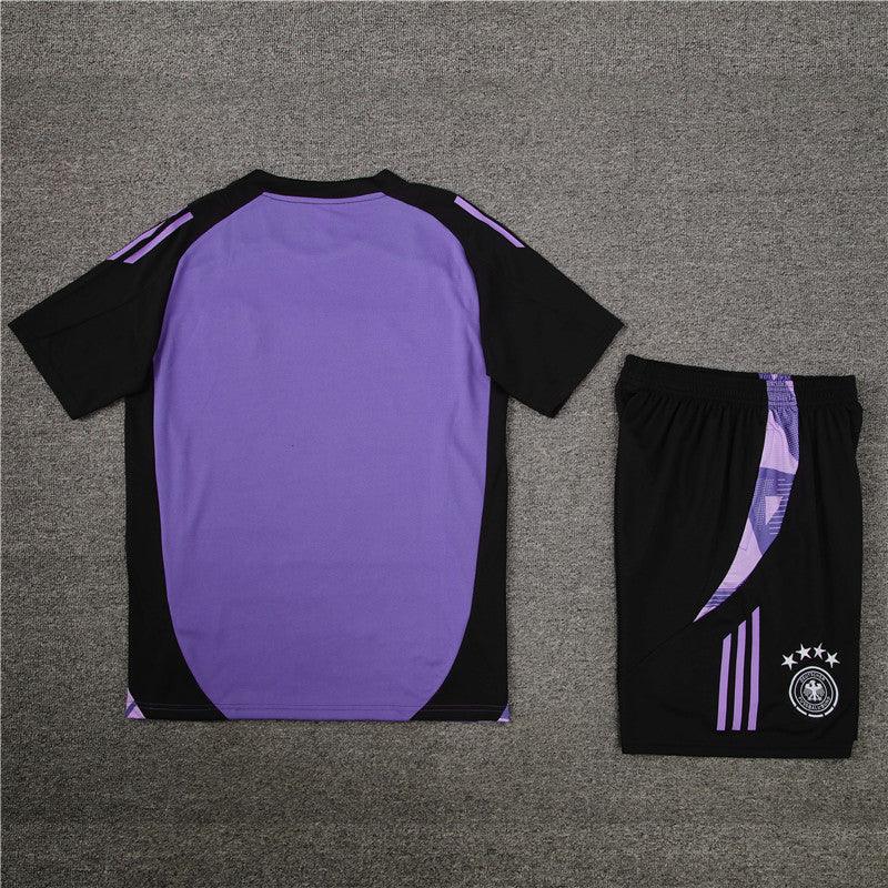 Kit Treino Alemanha Adidas 24/25 Camisa e Short Preto