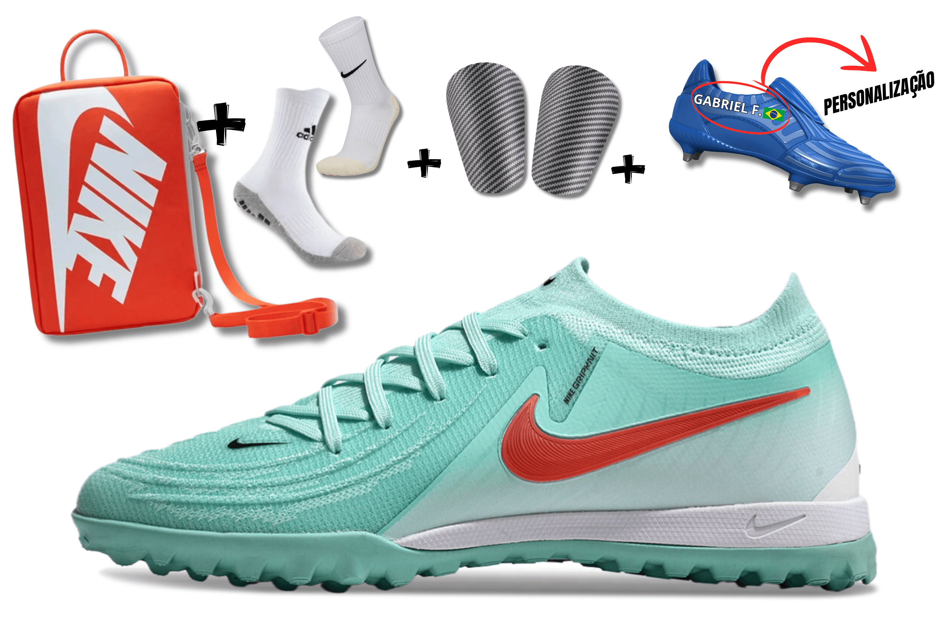 SOCIETY Nike Gripknit Phantom LUNA Elite FG + BRINDES