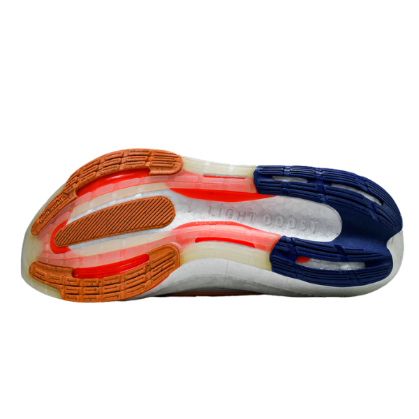 TĂȘnis Adidas Ultraboost Light Branco, Azul e Laranja