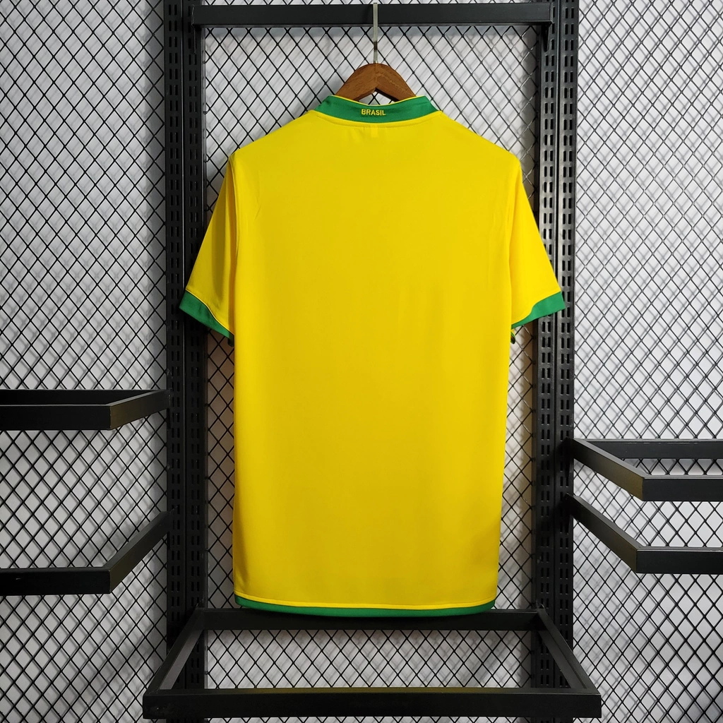 Camisa Seleção Brasileira Retrô 2006 I Masculina - Amarela