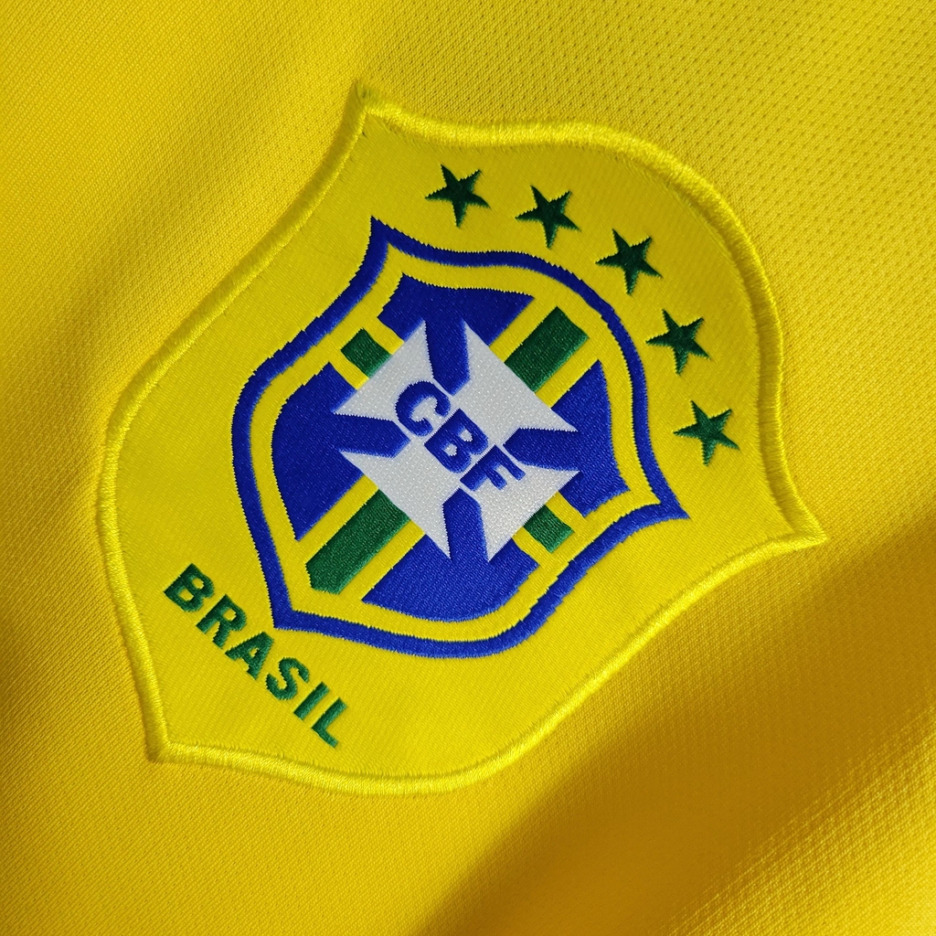 Camisa Seleção Brasileira Retrô 2006 I Masculina - Amarela
