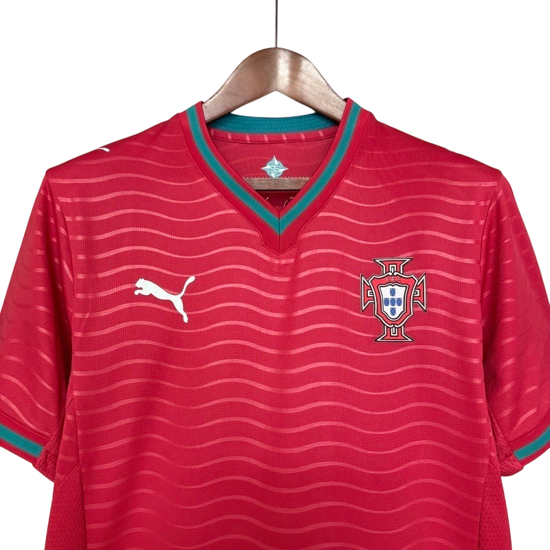 Camisa Portugal Home I 26/27 - Torcedor Puma Masculina - Vermelho