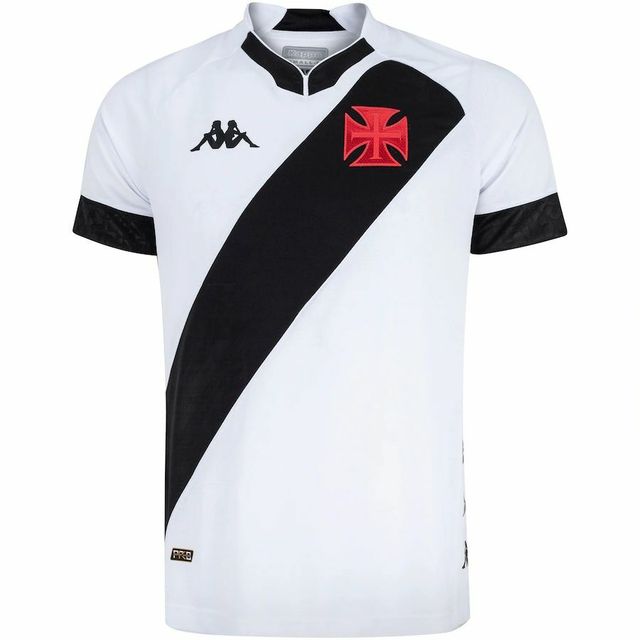 Camisa Vasco I 2022/23 Branca e Preta - Masculino