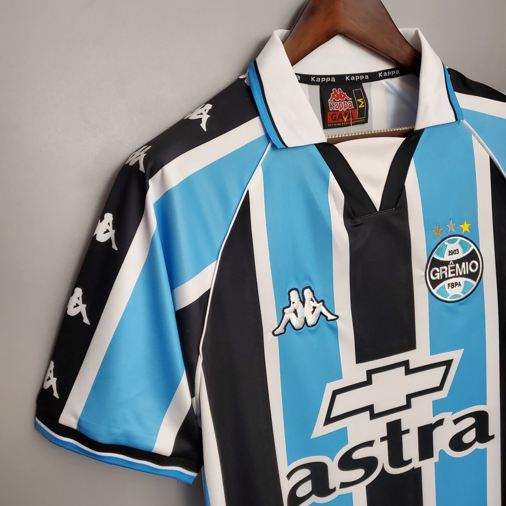Camisa Retrô Grêmio I 2000 Torcedor Masculina - Azul