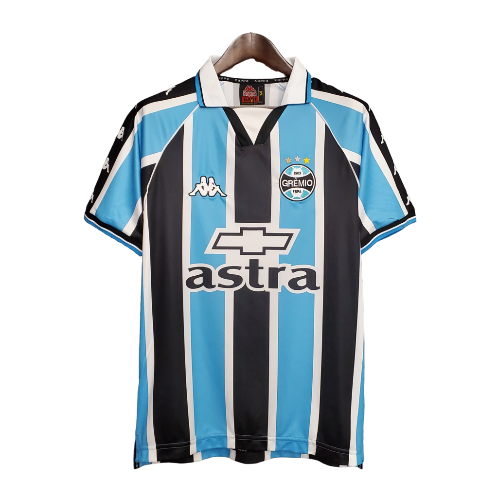 Camisa Retrô Grêmio I 2000 Torcedor Masculina - Azul