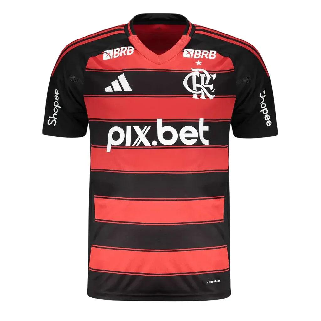 Camisa CRF Home 25/26 - Preta e Vermelha.
