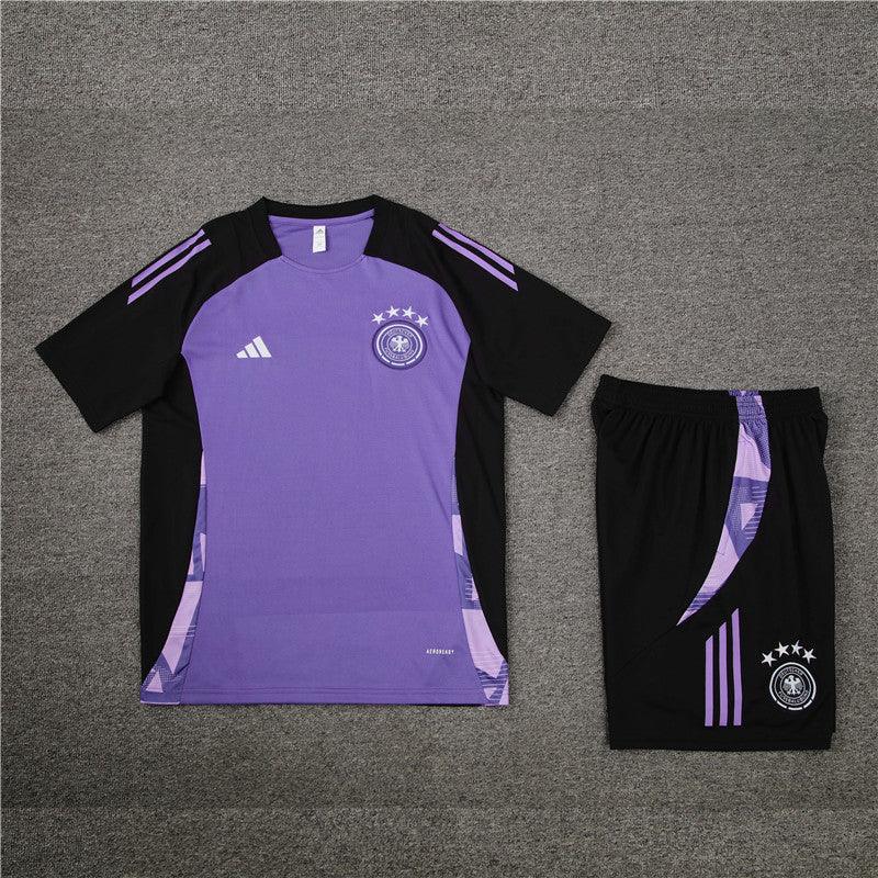 Kit Treino Alemanha Adidas 24/25 Camisa e Short Preto