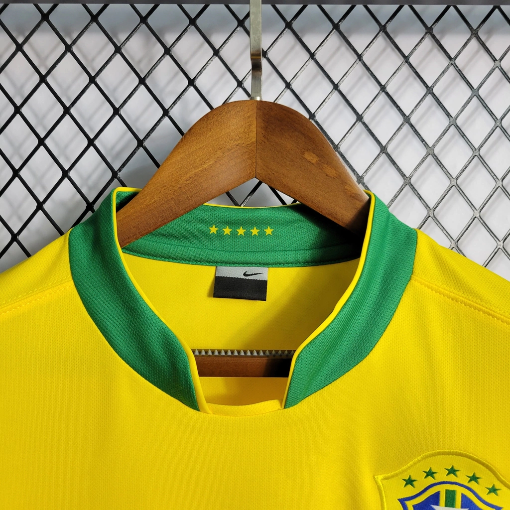 Camisa Seleção Brasileira Retrô 2006 I Masculina - Amarela