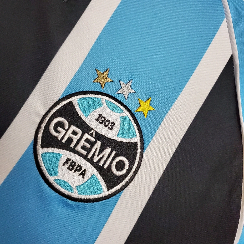 Camisa Retrô Grêmio I 2000 Torcedor Masculina - Azul