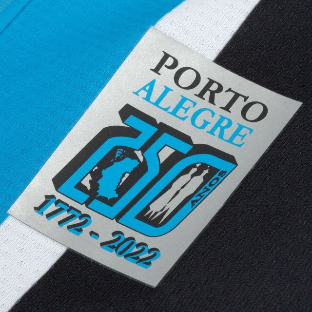 Camisa Grêmio I 2022/23 Azul e Preta - Masculino