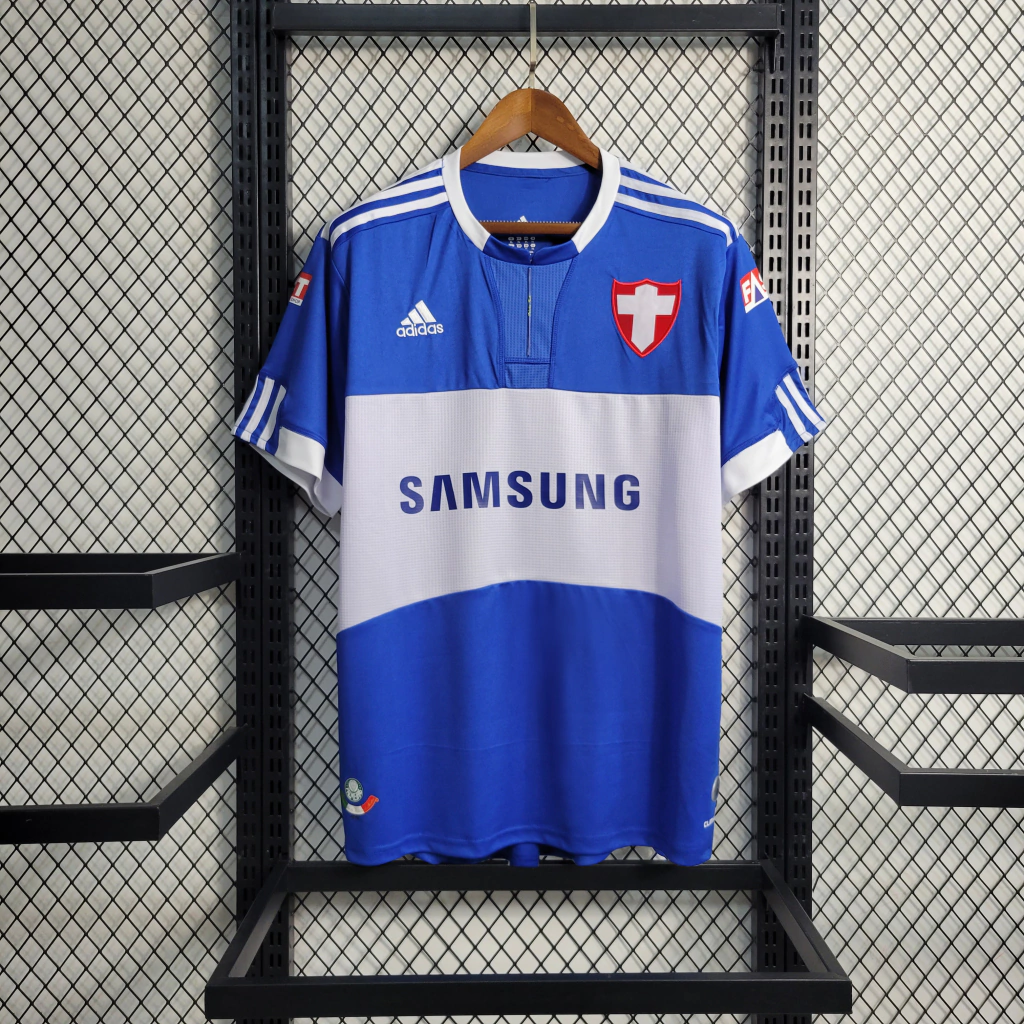 Camisa Retrô Palmeiras III 2009 Torcedor Masculina - Azul
