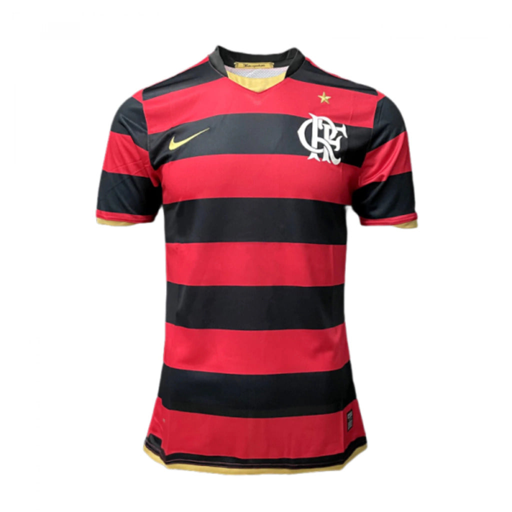 Camisa Flamengo I Retrô 2008/2009 - Masculina Torcedor - Vermelha e Preta