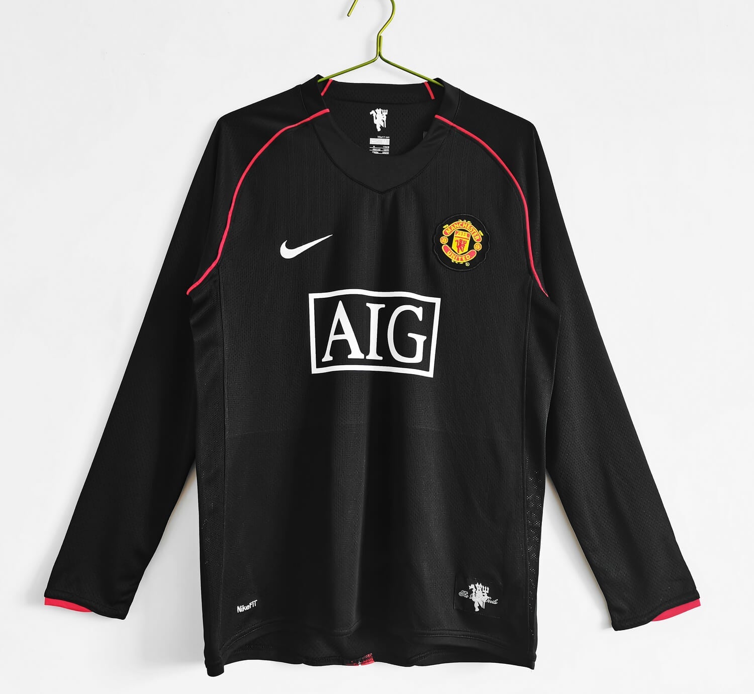 Camisa Manchester United Retrô 2007/08 Manga Longa