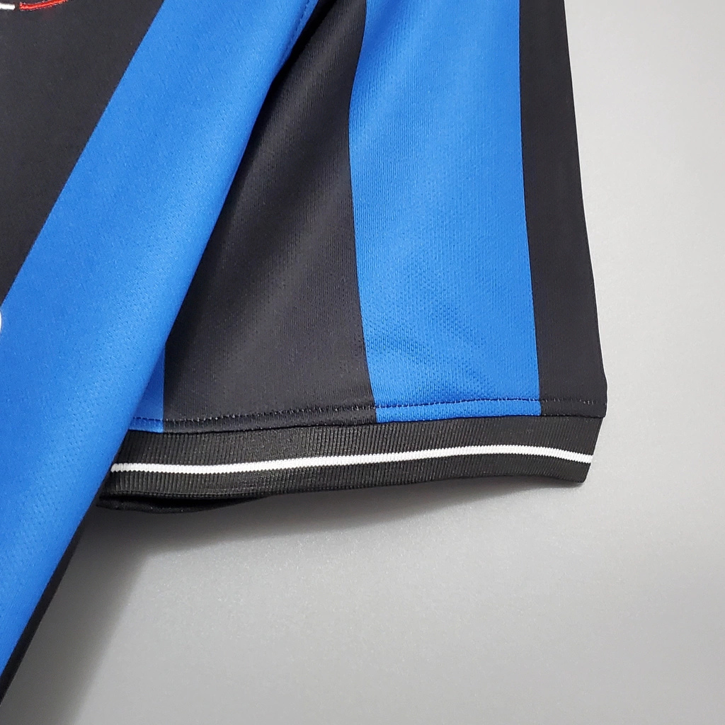 Camisa Inter de Milão Retrô 2009/10 Torcedor Masculina - Preto e Azul