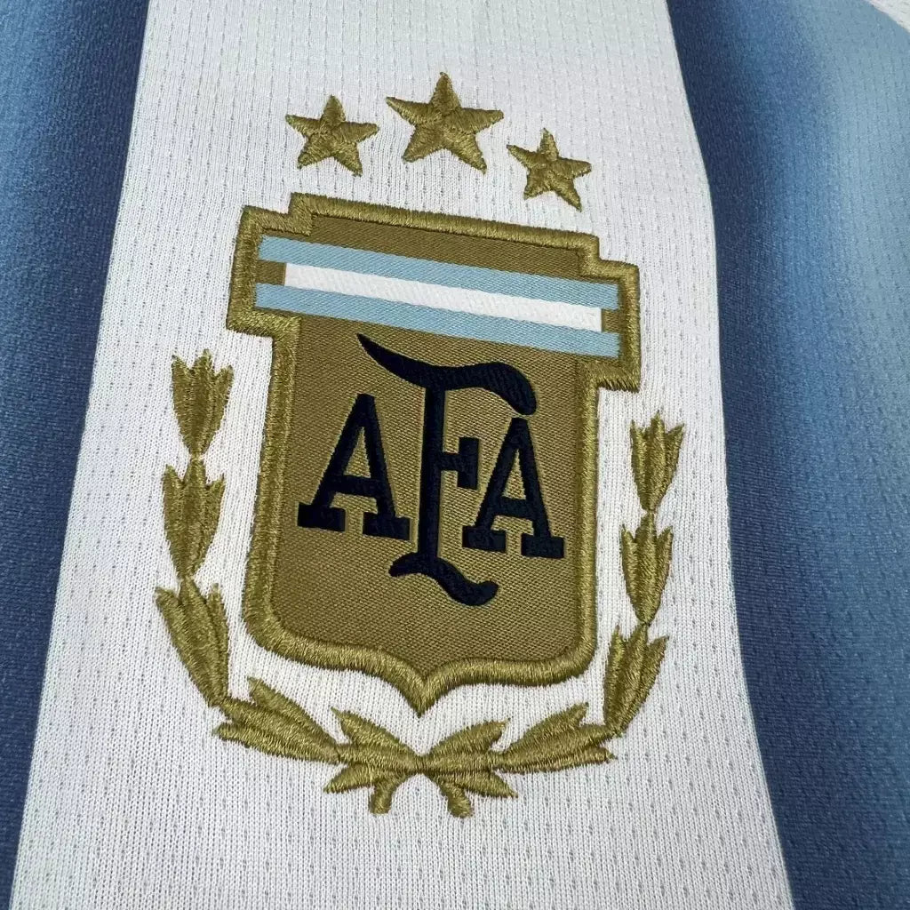 Camisa Seleção Argentina 26/27 Torcedor Bordado Copa Mundo