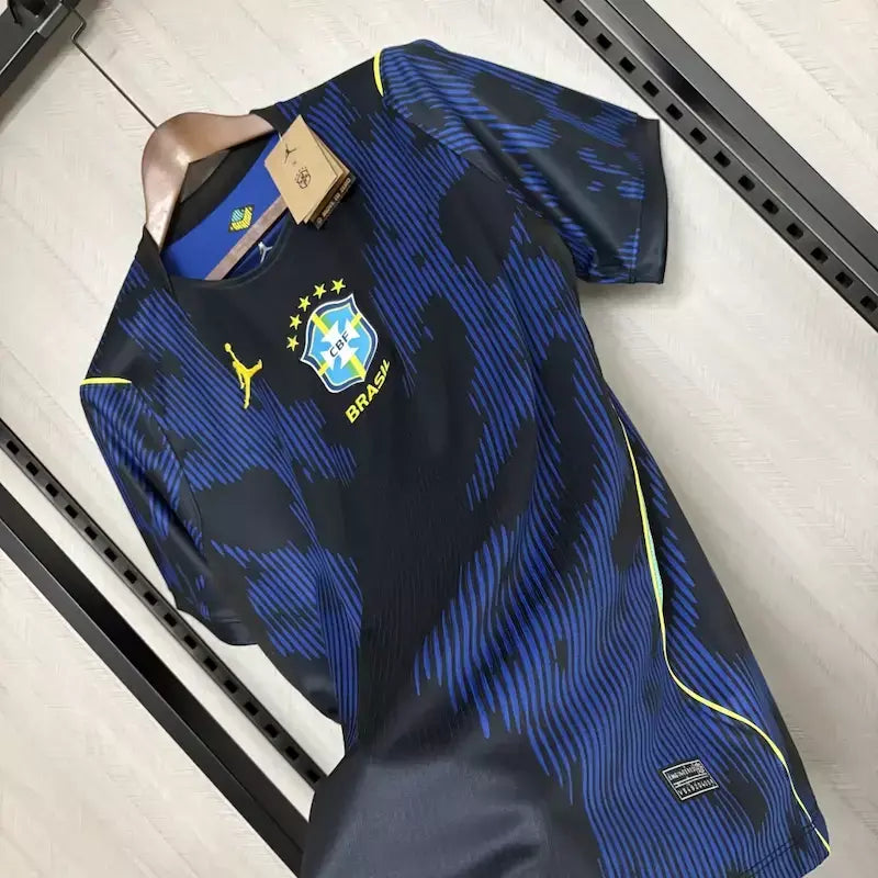 Camisa Seleção Brasil II 2026 Torcedor Nike Jordan Masculina - Azul
