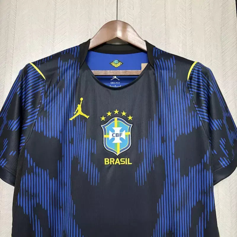 Camisa Seleção Brasil II 2026 Torcedor Nike Jordan Masculina - Azul