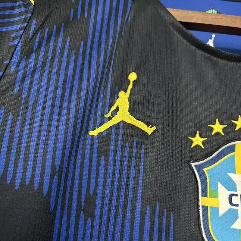 Camisa Seleção Brasil II 2026 Torcedor Nike Jordan Masculina - Azul
