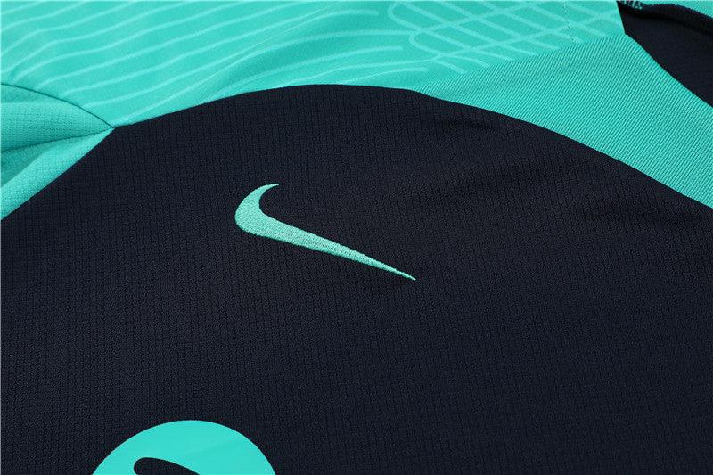 Kit Treino Barcelona Nike 24/25 Camisa e Short Preto