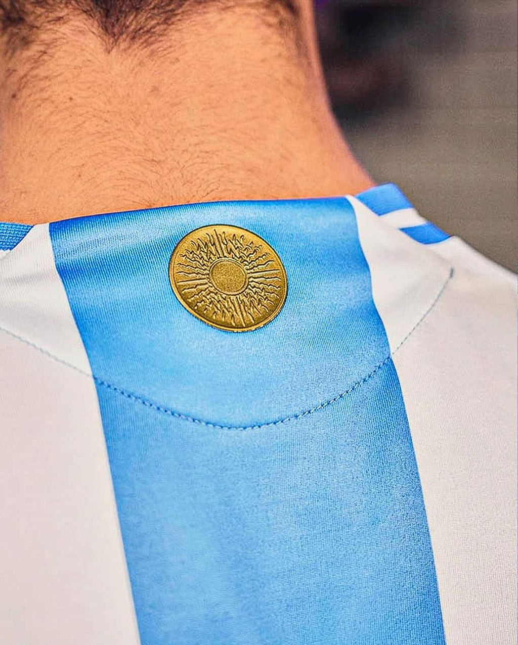Camisa Seleção Argentina I 2024/25 - Masculina + Patch Campeão