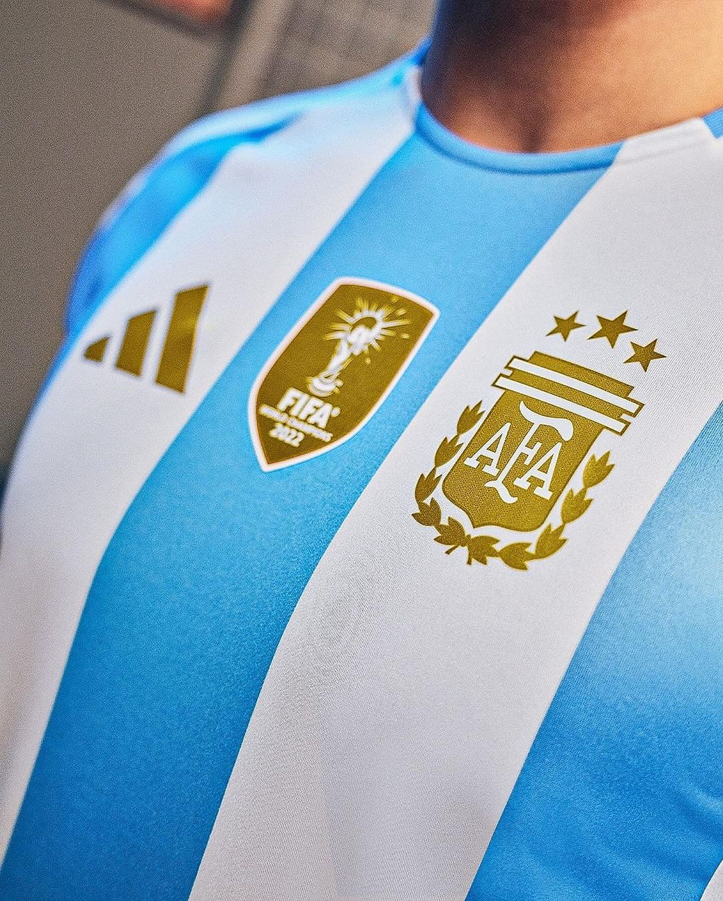 Camisa Seleção Argentina I 2024/25 - Masculina + Patch Campeão