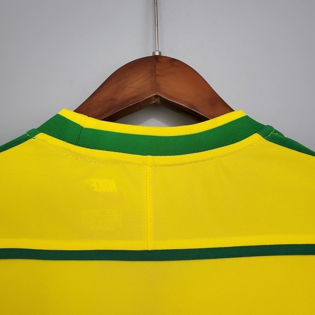 Camisa Retrô 1998 Seleção Brasileira I Masculina - Amarela
