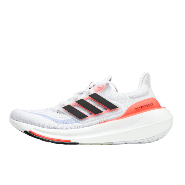 Tênis Adidas Ultraboost Light Branco e Laranja