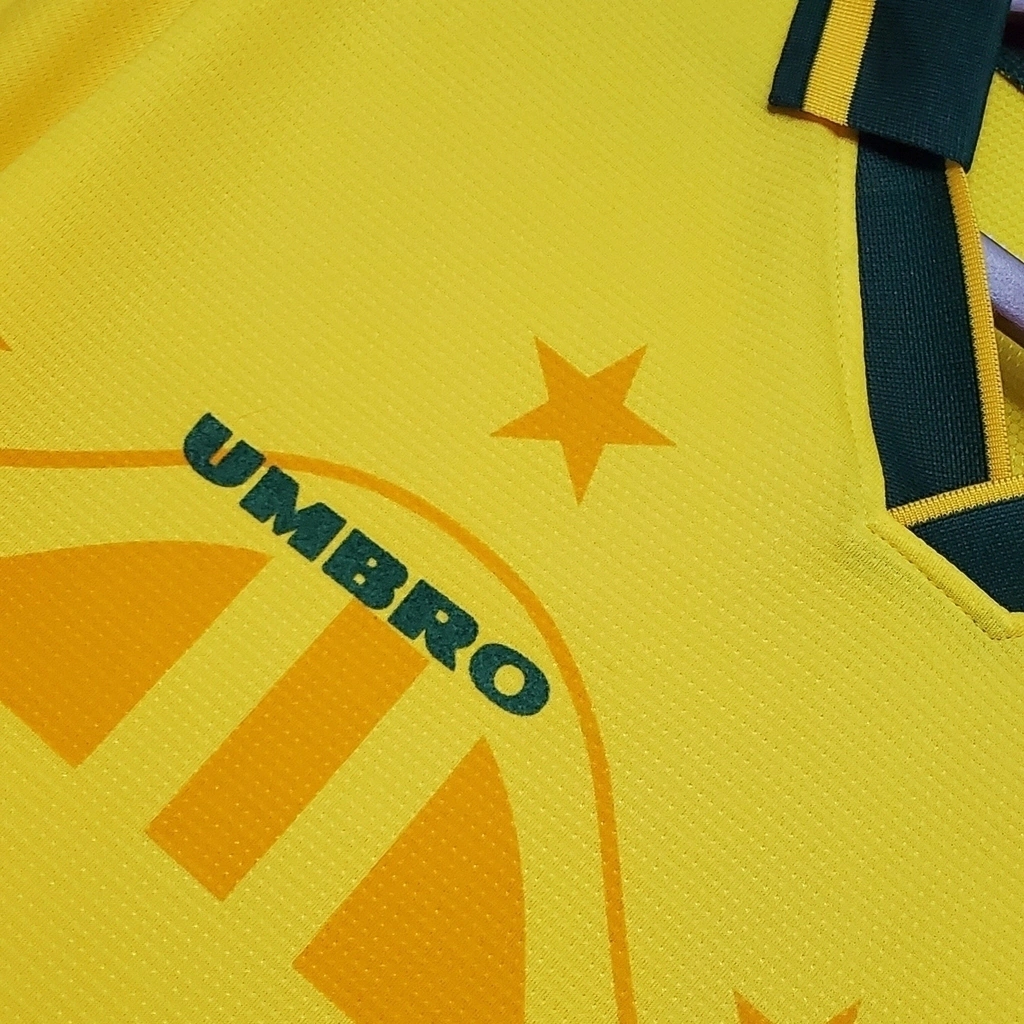 Camisa Retrô 93/94 Seleção Brasileira I Masculina - Amarela