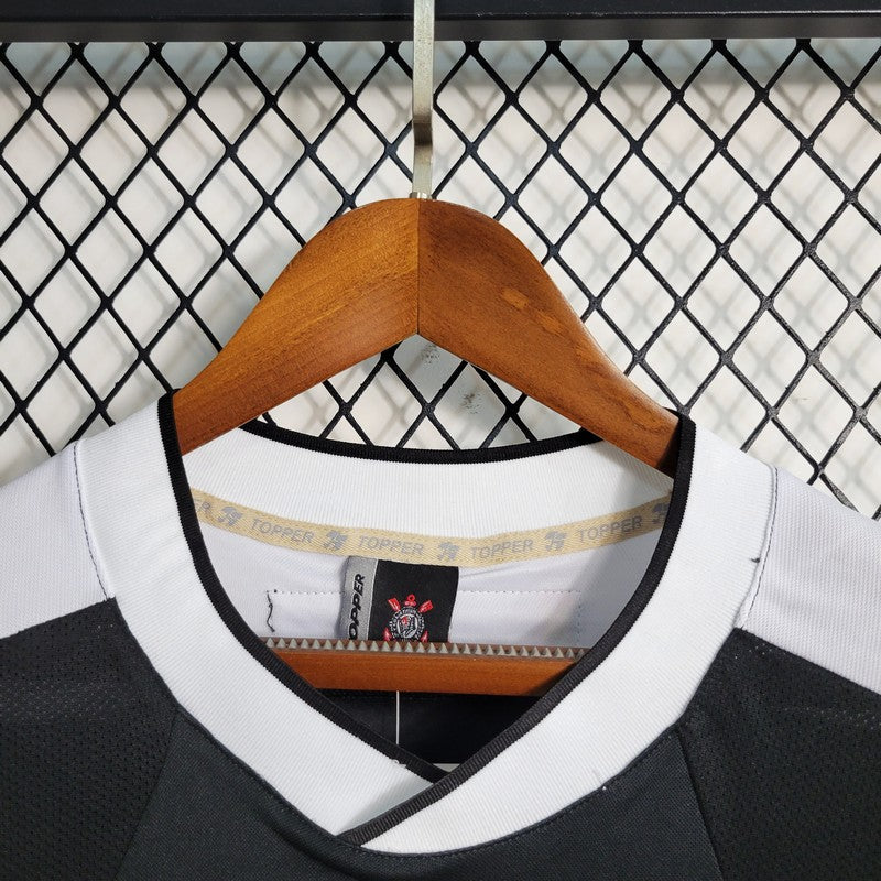 Camisa Corinthians Mundial Retrô 2000 Torcedor Masculina - Preto