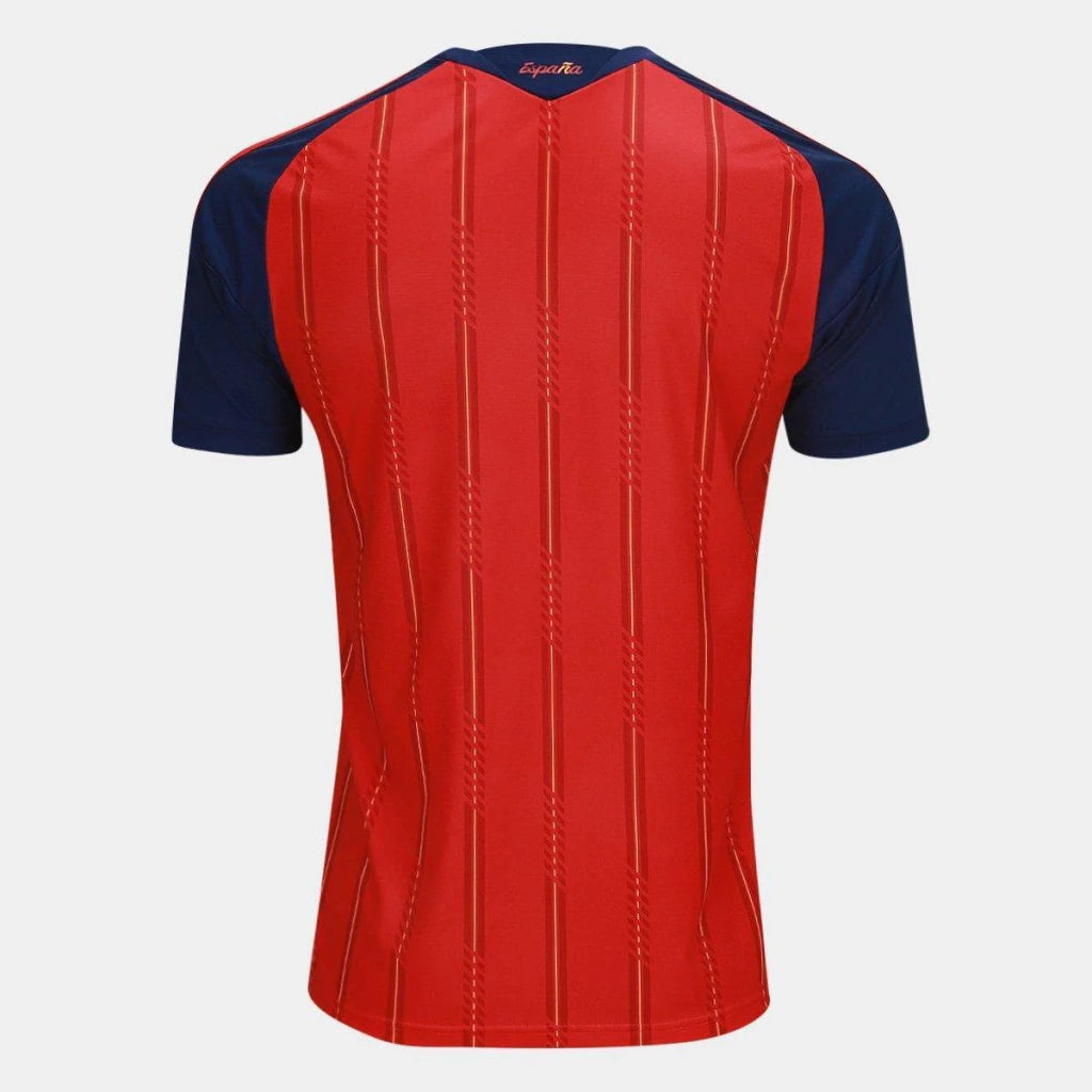 Camisa Espanha Home I 26/27 - Torcedor Adidas Masculina - Vermelho e Azul
