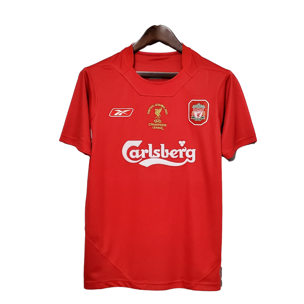 Camisa Liverpool Home Retrô 2005/06 Torcedor Masculina