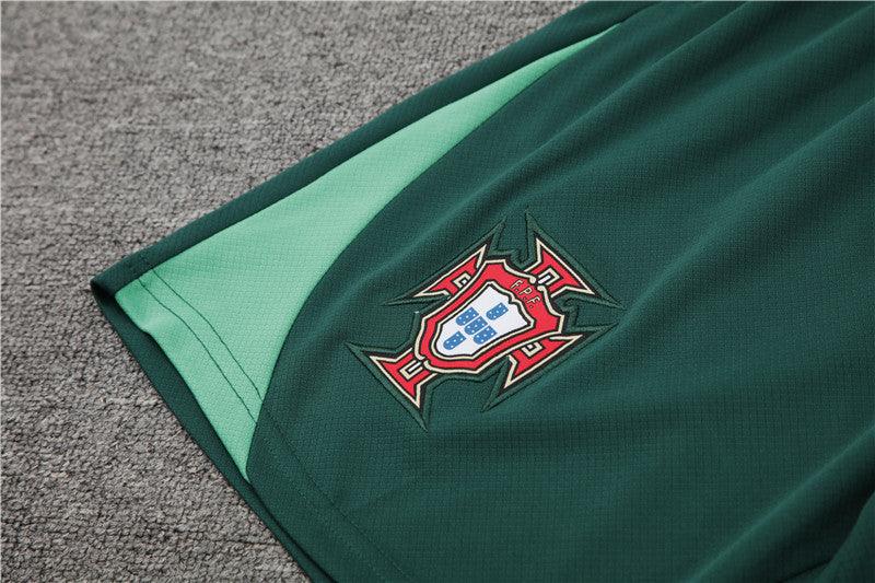 Kit Treino Portugal Nike 24/25 Camisa e Short Preto