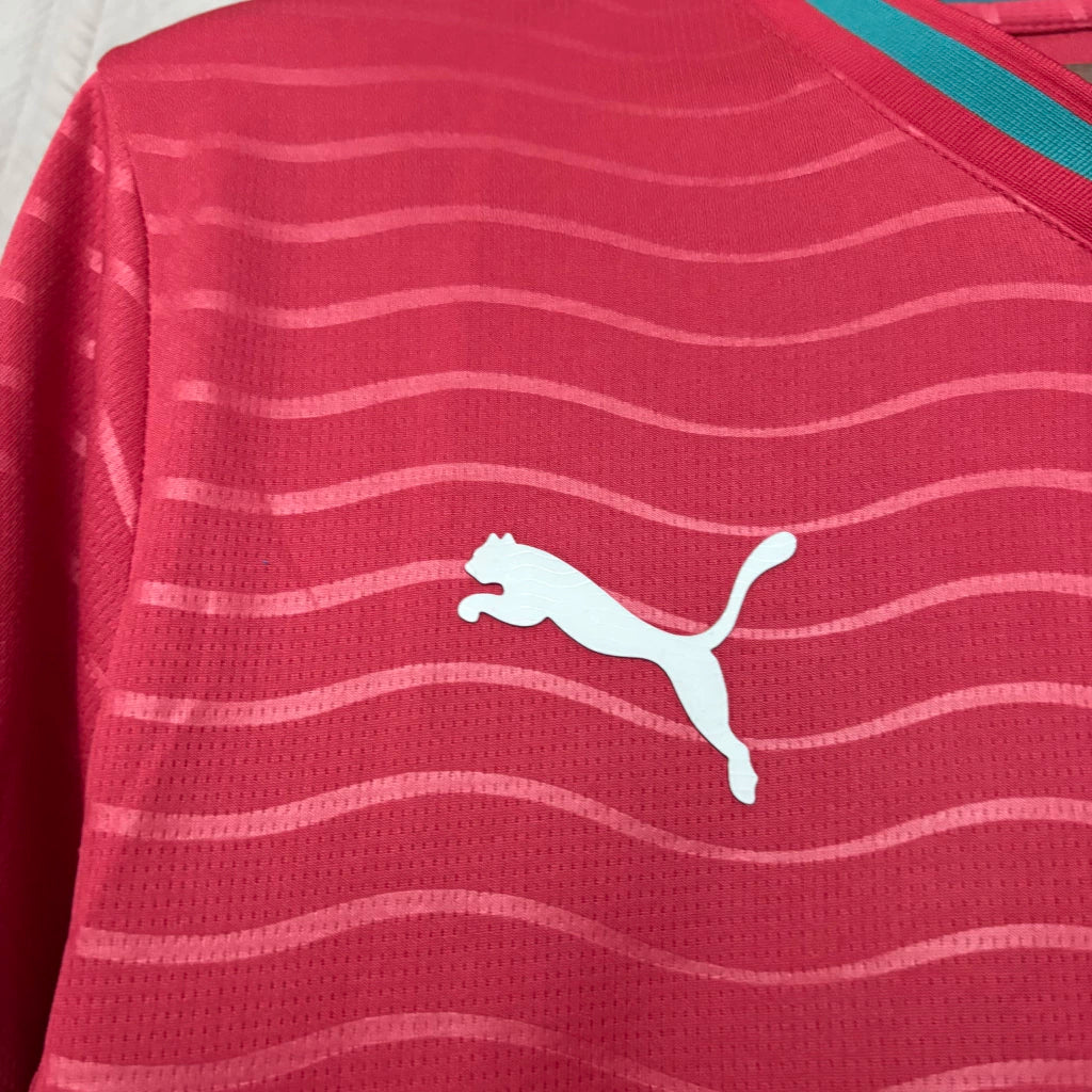 Camisa Portugal Home I 26/27 - Torcedor Puma Masculina - Vermelho