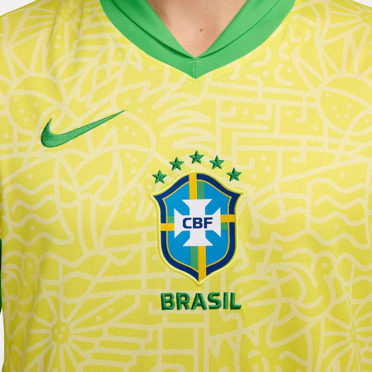 Camisa Seleção Brasileira I 2024/25 Amarela - Masculino Torcedor