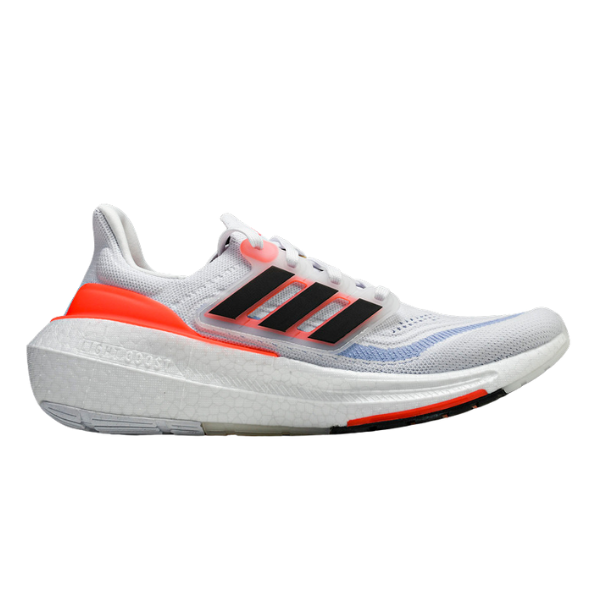 Tênis Adidas Ultraboost Light Branco e Laranja