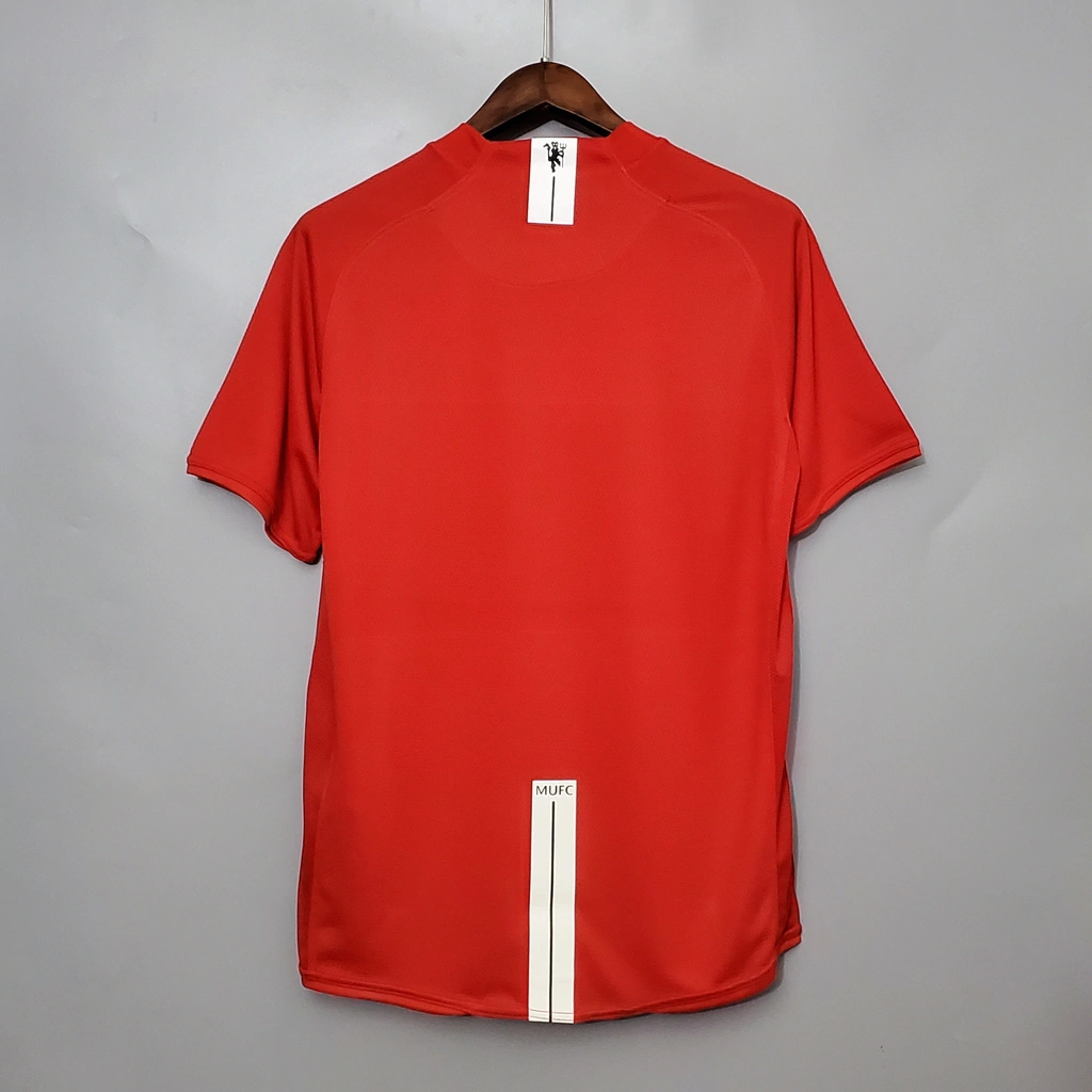 Camisa Manchester United Home Retrô 2007/08 Torcedor Masculina