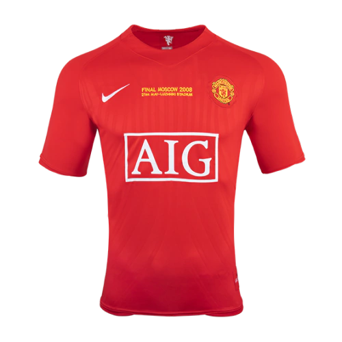 Camisa Manchester United Home Retrô 2007/08 Torcedor Masculina