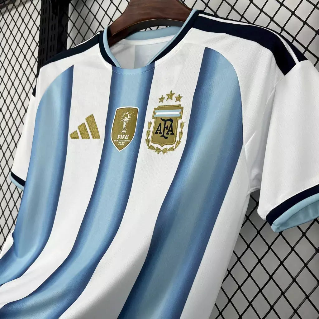 Camisa Seleção Argentina 26/27 Torcedor Bordado Copa Mundo