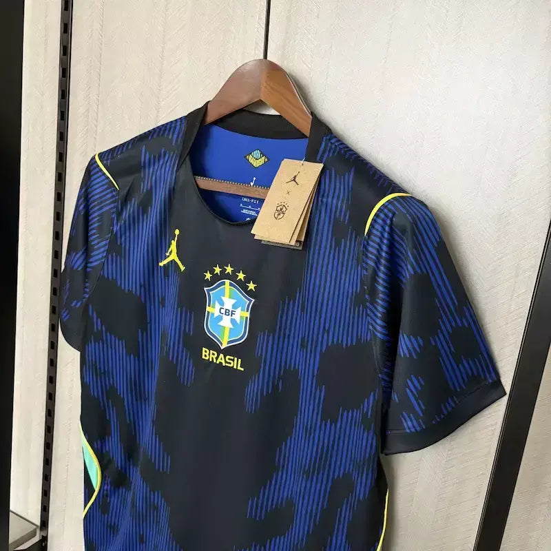 Camisa Seleção Brasil II 2026 Torcedor Nike Jordan Masculina - Azul