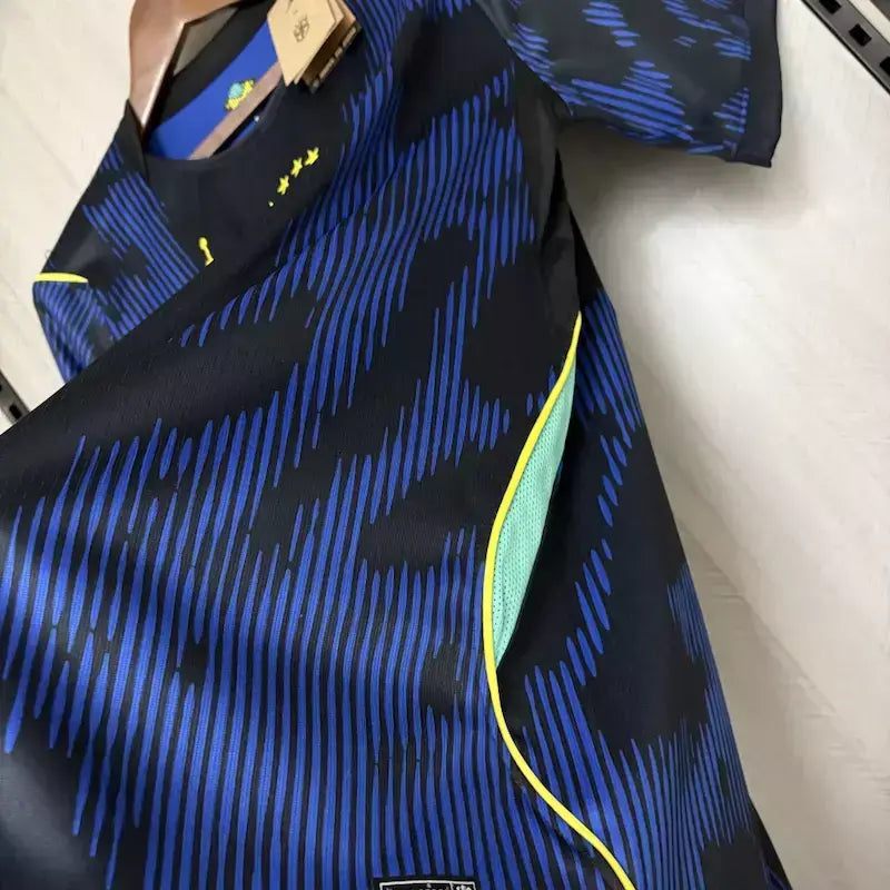 Camisa Seleção Brasil II 2026 Torcedor Nike Jordan Masculina - Azul