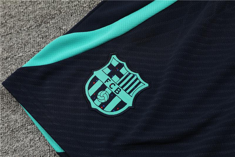 Kit Treino Barcelona Nike 24/25 Camisa e Short Preto