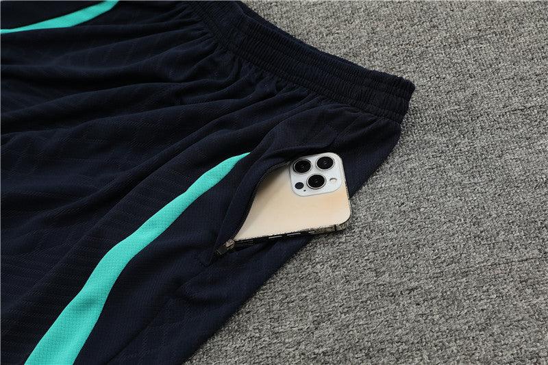 Kit Treino Barcelona Nike 24/25 Camisa e Short Preto